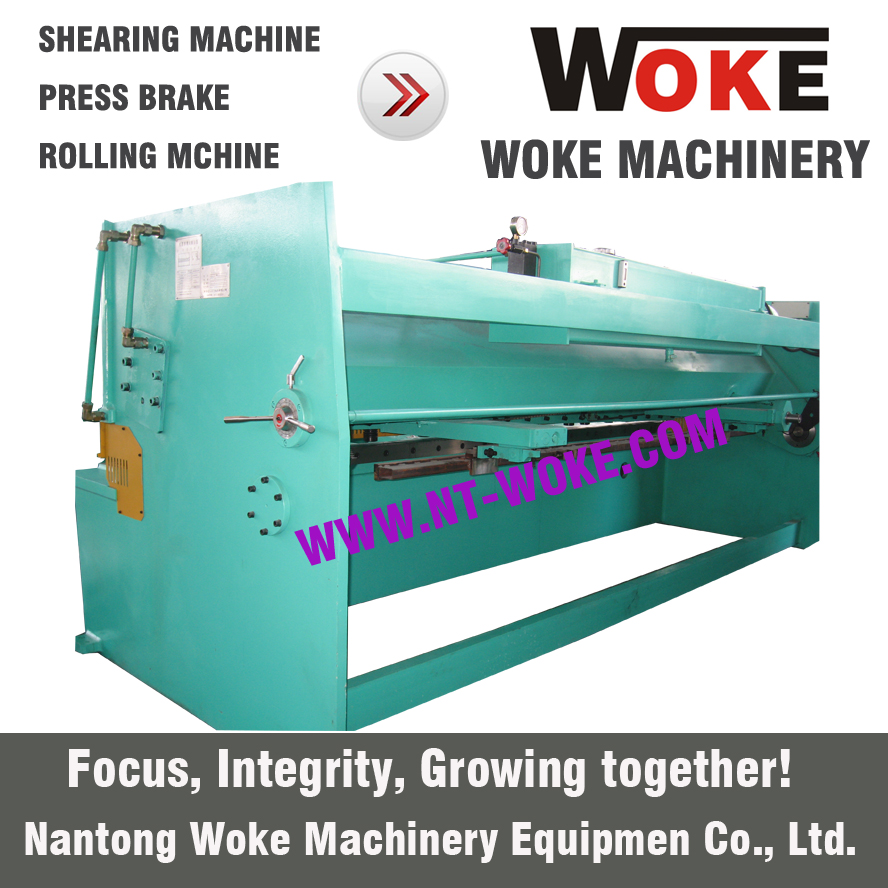 QC12K-6X2500/3200/4000 NC CNC Hydraulic Swing Beam Shearing Machine Cutting Machine