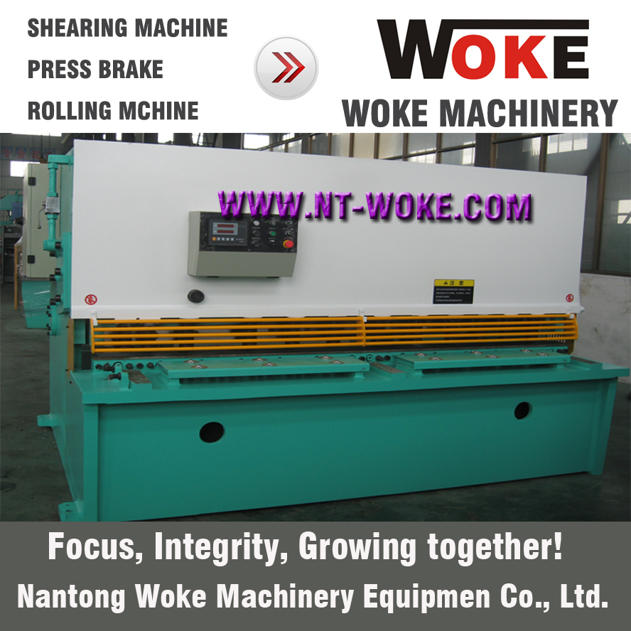 QC12K-16X2500/3200/4000 NC CNC Hydraulic Swing Beam Shearing Machine Cutting Machine 
