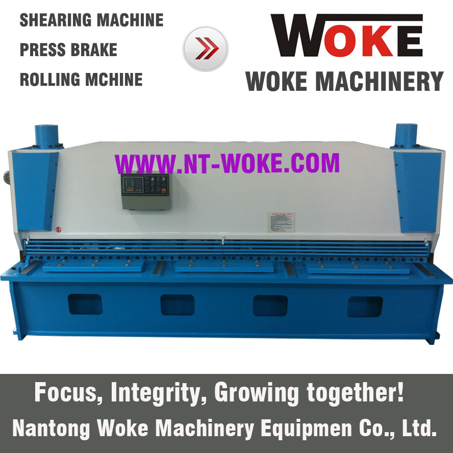 QC11K-8X2500/3200/4000/6000 Hydraulic guillotine shearing machine cutting machine 