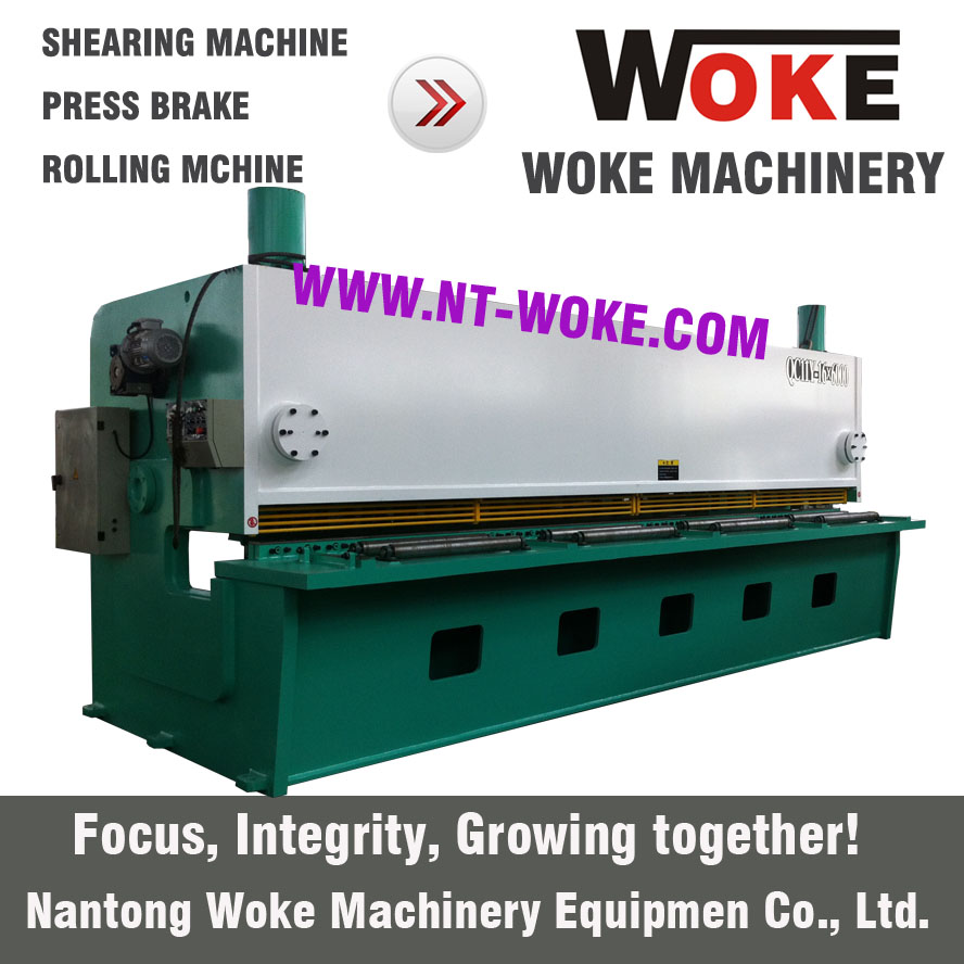 QC11K-16X2500/3200/4000/6000 Hydraulic guillotine shearing machine cutting machine 