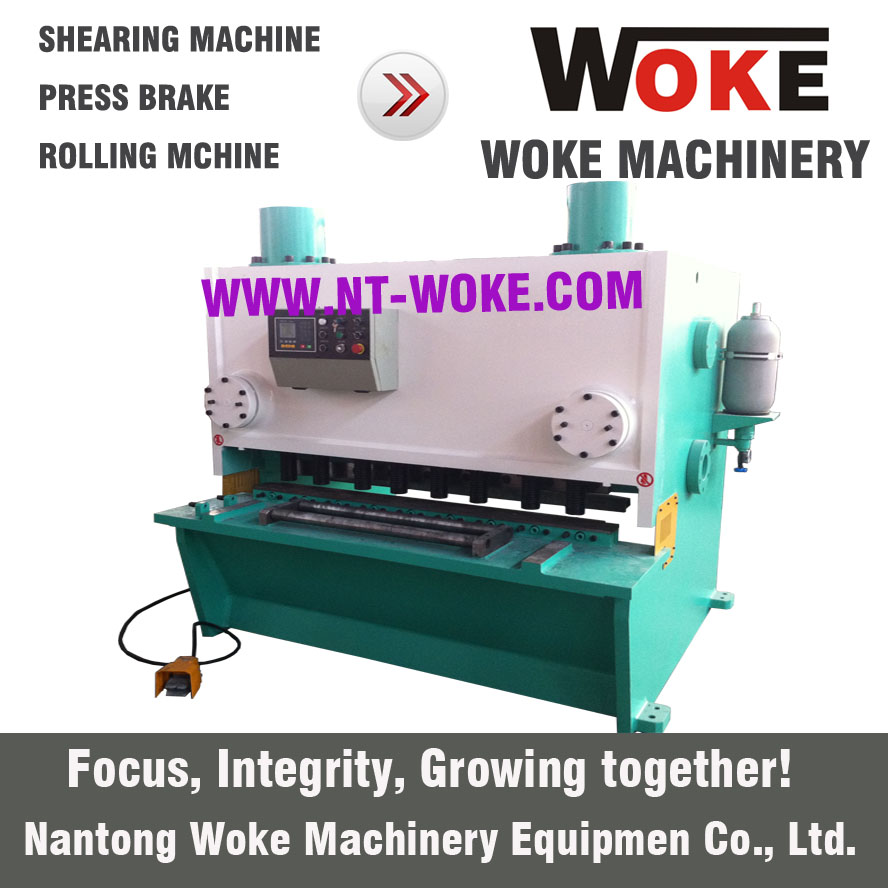QC11K-20X2500/3200/4000/6000 Hydraulic guillotine shearing machine cutting machine 